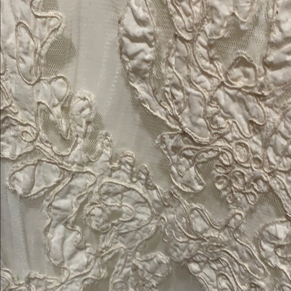 SOFT SURROUNDINGS LACE TUNIC SZ L APPLIQUÉ TULLE - Picture 2 of 7